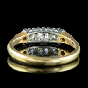 Antique Edwardian Diamond Five Stone Ring 0.56ct Total