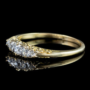 Antique Victorian Diamond Five Stone Ring 0.35ct Total