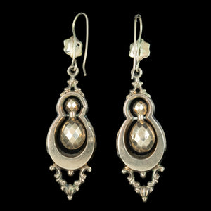 Antique Victorian Drop Earrings 15ct Gold