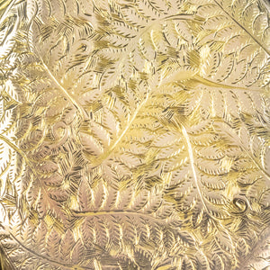 Antique Victorian Fern Leaf Locket 9ct Gold