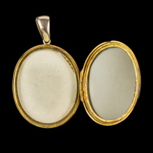 Antique Victorian Locket 15ct Gold Circa 1890