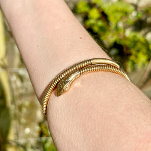 Vintage Snake Slave Bangle