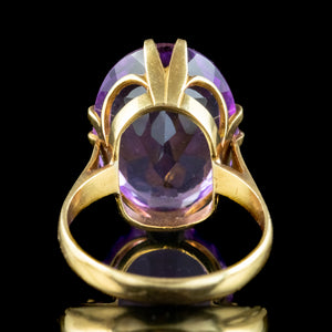 Vintage Amethyst Cocktail Ring 10ct Amethyst