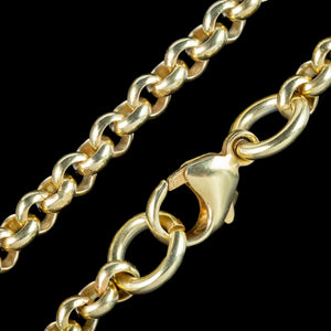 Vintage Cable Chain Sterling Silver 18ct Gold Gilt