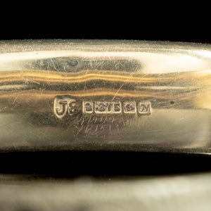 Vintage Engraved Bangle 9ct Gold Dated 1987