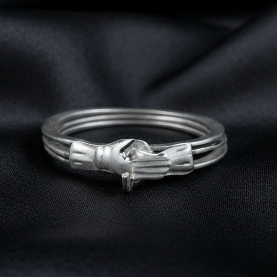 Vintage Fede Ring Sterling Silver