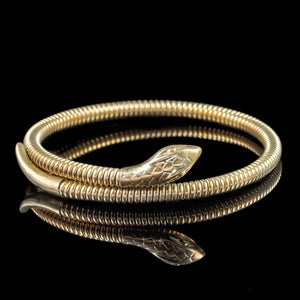 Vintage Snake Slave Bangle 