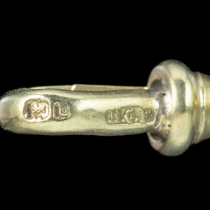 Antique Edwardian Albert Chain Sterling Silver 18ct Gold Gilt 
