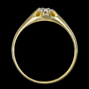 Antique Edwardian Diamond Solitaire Ring 0.40ct Diamond 