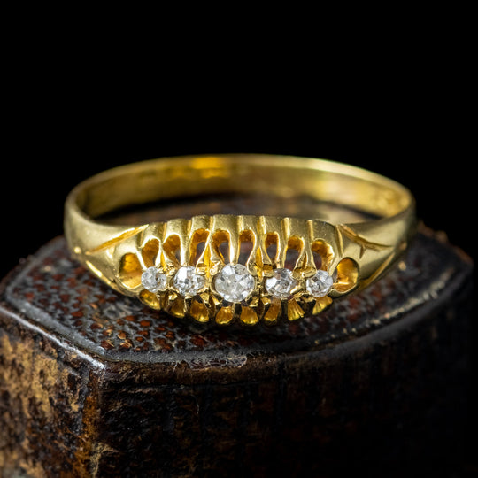 Antique Edwardian Five Stone Diamond Ring