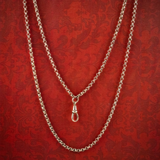 Antique Victorian Pinchbeck Guard Chain